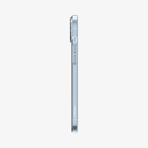 ACS04809 - iPhone 14 Pro Max Case Liquid Crystal in crystal clear showing the back